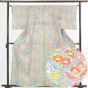 【FashionTheSale10%OFF】【中古】小紋 リサイクル着物 身丈160cm 裄63cm 前幅24cm 後幅30cm 袖丈48cm 正絹(シルク) ...