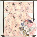 【FashionTheSale10%OFF】【中古】小紋 リサイクル着物 身丈162cm 裄67cm 前幅26cm 後幅30.5cm 袖丈51cm 正絹(シルク...