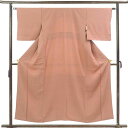 【中古】色無地 リサイクル着物 身丈155cm 裄丈62cm 前幅23cm 後幅30cm 袖丈45cm 袖幅32cm レディース 袷 無地 裄Sサイズ 秋冬春用...
