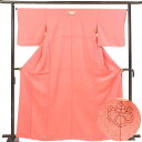 【中古】色無地 リサイクル着物 身丈164cm 裄丈65cm 前幅22.5cm 後幅29cm 袖丈49cm 袖幅33cm レディース 袷 無地 裄Mサイズ 秋冬...