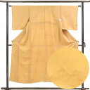 【中古】色無地 リサイクル着物 身丈150cm 裄丈62cm 前幅25cm 後幅28cm 袖丈45cm 袖幅62cm レディース 袷 無地 裄Sサイズ 秋冬春用...
