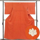 【中古】色無地 リサイクル着物 身丈159cm 裄丈64cm 前幅22cm 後幅30cm 袖丈52cm 袖幅32cm レディース 袷 無地 裄Mサイズ 秋冬春用...