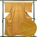 【中古】小紋 リサイクル着物 身丈156cm 裄丈63cm 前幅23cm 後幅28.5cm 袖丈48.5cm 袖幅31.5cm レディース 袷 連続模様 裄Mサ...