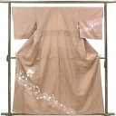 【中古】訪問着 リサイクル着物 身丈160cm 裄丈67cm 前幅24cm 後幅29cm 袖丈49cm 袖幅34.5cm レディース 胴抜裾八掛 唐子人形 裄長...