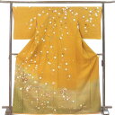 【中古】訪問着 リサイクル着物 身丈171cm 裄68cm 前幅24cm 後幅29cm 袖丈52cm 袖幅34.5cm レディース 袷 桜 裄長 裄Lサイズ 秋...