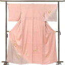 【中古】訪問着 リサイクル着物 身丈164cm 裄66cm 前幅26cm 後幅30cm 袖丈49cm 袖幅34cm レディース 袷 扇面 裄長 裄M-Lサイズ ...