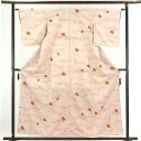 【中古】小紋 リサイクル着物 身丈159cm 裄63cm 前幅23cm 後幅28cm 袖丈49cm 正絹(シルク) レディース 袷仕立 秋冬春用 白地 裄Mサイ...