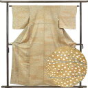 【中古】小紋 リサイクル着物 身丈157cm 裄丈62cm 前幅22.5cm 後幅28cm 袖丈46cm 袖幅32cm レディース 袷 抽象柄 裄Sサイズ 秋冬...