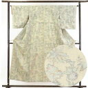 【中古】紬 リサイクル着物 身丈154cm 裄64cm 前幅24cm 後幅30cm 袖丈49cm 正絹(シルク) レディース 袷仕立 秋冬春用 茶色 裄Mサイズ...