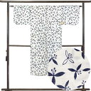【中古】女児着物 女児用 花柄 裄Sサイズ 夏用 木綿 白地 やや難 リメイク リユース