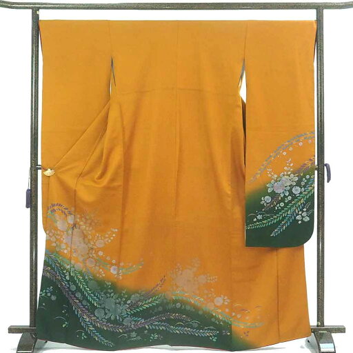 【中古】振袖 リサイクル着物 身丈167cm 裄丈69cm 前幅25cm 後幅31cm 袖丈114cm 袖幅34cm レディース 袷 藤 裄長 裄L-LLサイズ 秋冬春用 正絹(シルク)ブラウン トールサイズ 美品 リメイク リユース 【中古】振袖 リサイクル着物 身丈167cm 裄丈69cm 前幅25cm 後幅31cm 袖丈114cm 袖幅34cm レディース 袷 藤 裄長 裄L-LLサイズ 秋冬春用 正絹(シルク)ブラウン トールサイズ 美品 リメイク リユース