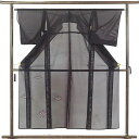 【中古】付下 着物 身丈154cm 裄64cm 前幅24.5cm 後幅30cm 袖丈49cm 袖幅33cm レディース ドロンワーク 裄Mサイズ 夏用 正絹(シルク)黒地 やや難 リメイク リユース