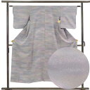 【中古】色無地 リサイクル着物 身丈150cm 裄丈61cm 前幅24cm 後幅28.5cm 袖丈46cm 袖幅30cm レディース 袷 横段柄 裄Sサイズ 秋...