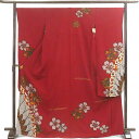 【中古】振袖 リサイクル着物 身丈171cm 裄丈69cm 前幅25cm 後幅30cm 袖丈114cm 袖幅34.5cm レディース 袷 桜 裄長 裄L-LLサ...