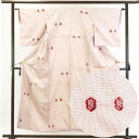 【中古】紬 リサイクル着物 身丈155cm 裄63cm 前幅24cm 後幅29cm 袖丈49cm 正絹(シルク) レディース 袷仕立 秋冬春用 白地 裄Mサイズ...
