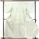 【中古】紬 リサイクル着物 身丈160cm 裄65cm 前幅25cm 後幅30cm 袖丈49cm 正絹(シルク) レディース 袷仕立 秋冬春用 白地 裄Mサイズ...
