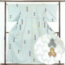 【中古】紬 リサイクル着物 身丈160cm 裄65cm 前幅22.5cm 後幅29cm 袖丈49cm 正絹(シルク) レディース 袷仕立 秋冬春用 グレー地 裄...