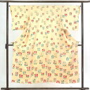 【FashionTheSale10%OFF】【中古】小紋 リサイクル着物 身丈150cm 裄64cm 前幅23cm 後幅30cm 袖丈49cm 正絹(シルク) ...