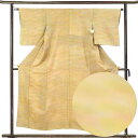 【中古】色無地 リサイクル着物 身丈154cm 裄63cm 前幅22cm 後幅28cm 袖丈47cm 袖幅32cm レディース 袷 ぼかし 裄Mサイズ 秋冬春用...