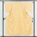 【中古】色無地 リサイクル着物 身丈154cm 裄63cm 前幅23cm 後幅29.5cm 袖丈48cm 正絹(シルク) レディース 袷仕立 無地 秋冬春用 オ...