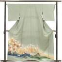 【中古】色留袖 リサイクル着物 身丈161cm 裄丈64cm 前幅23cm 後幅30cm 袖丈49cm 袖幅32cm レディース 袷 鴛鴦 裄Mサイズ 秋冬春用...