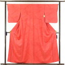 【中古】色無地 リサイクル着物 身丈157cm 裄65cm 前幅24cm 後幅30.5cm 袖丈50cm 正絹(シルク) レディース 袷仕立 無地 秋冬春用 ピ...