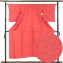 【中古】小紋 リサイクル着物 身丈150cm 裄65cm 前幅23cm 後幅29cm 袖丈52cm 袖幅32.5cm レディース 単衣 鮫小紋 裄Mサイズ 初夏...