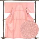 【中古】小紋 リサイクル着物 身丈162cm 裄66cm 前幅25cm 後幅31cm 袖丈49cm 袖幅33cm レディース 単衣 植物 裄長 裄M-Lサイズ ...