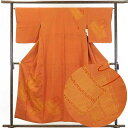 【中古】訪問着 リサイクル着物 身丈156cm 裄65cm 前幅24.5cm 後幅31cm 袖丈48cm 正絹(シルク) レディース 袷仕立 秋冬春用 茶色 裄...