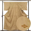 【中古】小紋 リサイクル着物 身丈159cm 裄64cm 前幅23cm 後幅30cm 袖丈49cm 袖幅33cm レディース 袷 縞 裄Mサイズ 秋冬春用 正絹...
