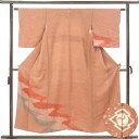 【中古】訪問着 リサイクル着物 身丈153cm 裄丈61cm 前幅24cm 後幅29cm 袖丈49cm 袖幅32.5cm レディース 袷 雲取り 裄Sサイズ 秋...