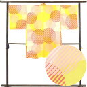 【中古】羽織 羽織丈102cm 裄67cm 袖丈48cm 袖幅33.5cm レディース 袷 連続模様 裄長 裄Lサイズ 秋冬春用 ポリエステル 多色使い 未使用...