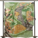 【中古】振袖 リサイクル着物 身丈165cm 裄丈67cm 前幅23cm 後幅30cm 袖丈111cm 袖幅35cm レディース 袷 古典柄 裄長 裄Lサイズ ...