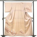 【中古】訪問着 リサイクル着物 身丈163cm 裄丈64cm 前幅24cm 後幅30cm 袖丈49cm 袖幅33cm レディース 袷 松 裄Mサイズ 秋冬春用 ...