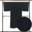 【中古】男物着物 リサイクル着物 身丈137cm 裄68cm 前幅25cm 後幅30cm 袖丈51cm 袖幅34cm メンズ 袷 無地 裄長 裄Lサイズ 秋冬春...