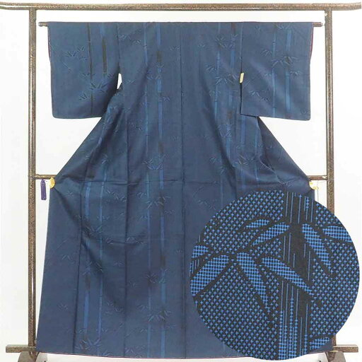 【中古】紬 リサイクル着物 身丈165cm 裄62cm 前幅25cm 後幅28cm 袖丈49cm 正絹(シルク) レディース 袷仕立 秋冬春用 紺地 裄Sサイズ トールサイズ 未使用品 リユース 【中古】紬 リサイクル着物 身丈165cm 裄62cm 前幅25cm 後幅28cm 袖丈49cm 正絹(シルク) レディース 袷仕立 秋冬春用 紺地 裄Sサイズ トールサイズ 未使用品 リユース