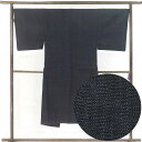 【中古】男物着物 リサイクル着物 身丈138cm 裄68cm 前幅25cm 後幅31cm 袖丈51cm 袖幅34cm メンズ 袷 亀甲 裄長 裄Lサイズ 秋冬春...