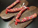 【子供用下駄】女児用下駄 ゲタ 祭用履物 祭り用靴 雪駄 サンダル 草履 18cm(17?18cm用) 送料別途