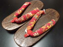 【子供用下駄】女児用下駄 ゲタ 祭用履物 祭り用靴 雪駄 サンダル 草履 18cm(17?18cm用) 送料別途