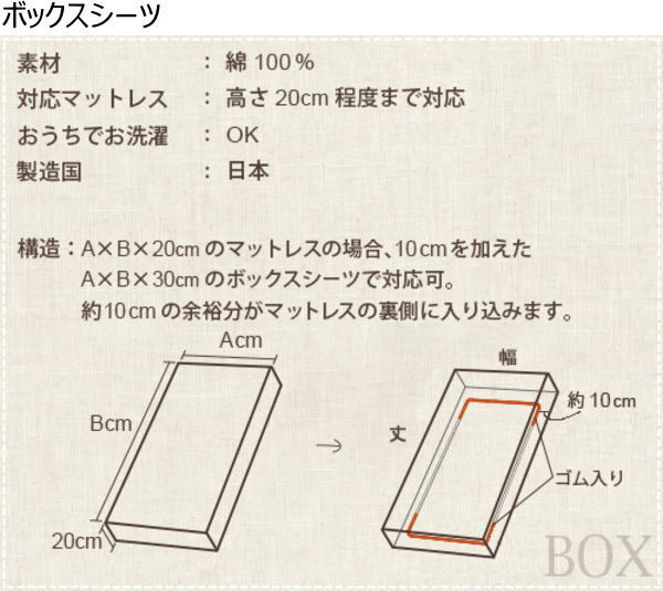 フランス産リネン麻100％　ボックスシーツ　ワイドキングサイズ　日本製　サイズオーダー可能　　　　【関連ワード ワイドキングサイズベッドシーツ ベッドカバー ボックスカバー 本麻 本麻布団カバー フランスリネンシーツ 別注 特注】