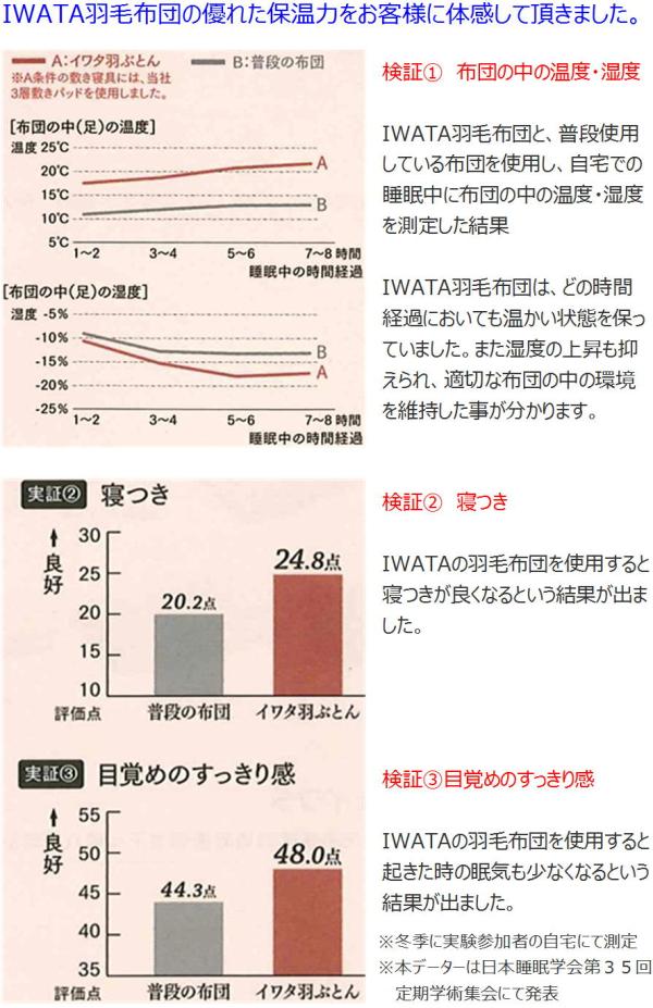 IWATA羽毛布団ウクライナ産シルバーダックダウンセミダブルサイズ専用布団カバーをプレゼント　送料代引手数料無料　　　【関連ワード イワタ羽毛布団 イワタ羽布団 IWATA羽布団 iwata羽毛布団 iwata イワタ羽毛布団 羽ぶとん】 3