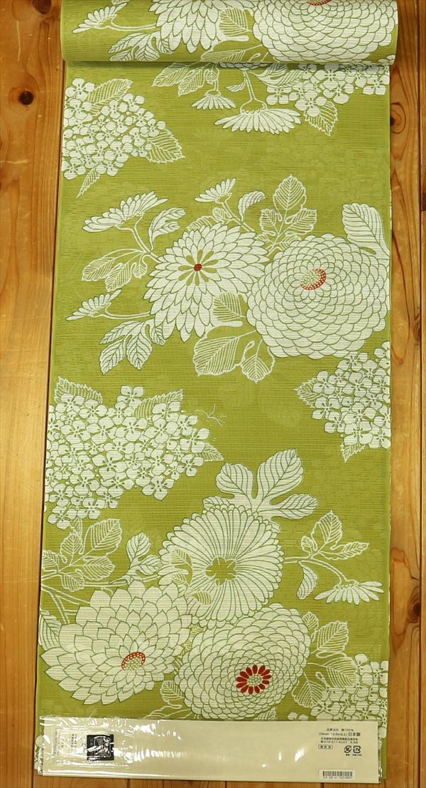 京都の貴族文化が生み出した老舗ブランド岡重ゆかた反物（婦人）yukaw034-061