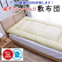 減ダニシート入り 敷布団セミシングル95×195cm日本製 送料無料【関連ワード 防ダニ エヴィート 抗菌 介護ベッド 敷き布団 喘息 ボリュームアップ ジュニアサイズ 子供用 軽い マットレス 小学生 中学生 アレルギー アトピー】(3)