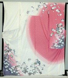 【レンタル】振袖レンタル【白・薄色系】【RS772】標準/L寸/7号/9号/11号/13号 冬春キャンペーン