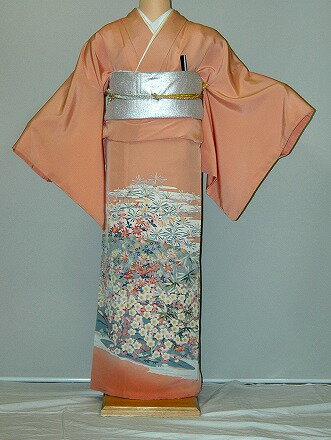 【レンタル】〔色留袖レンタル〕レンタル色留袖 it414【往復送料無料】【色留袖/着物レンタル】【貸衣裳】【貸衣装】春冬キャンペーン