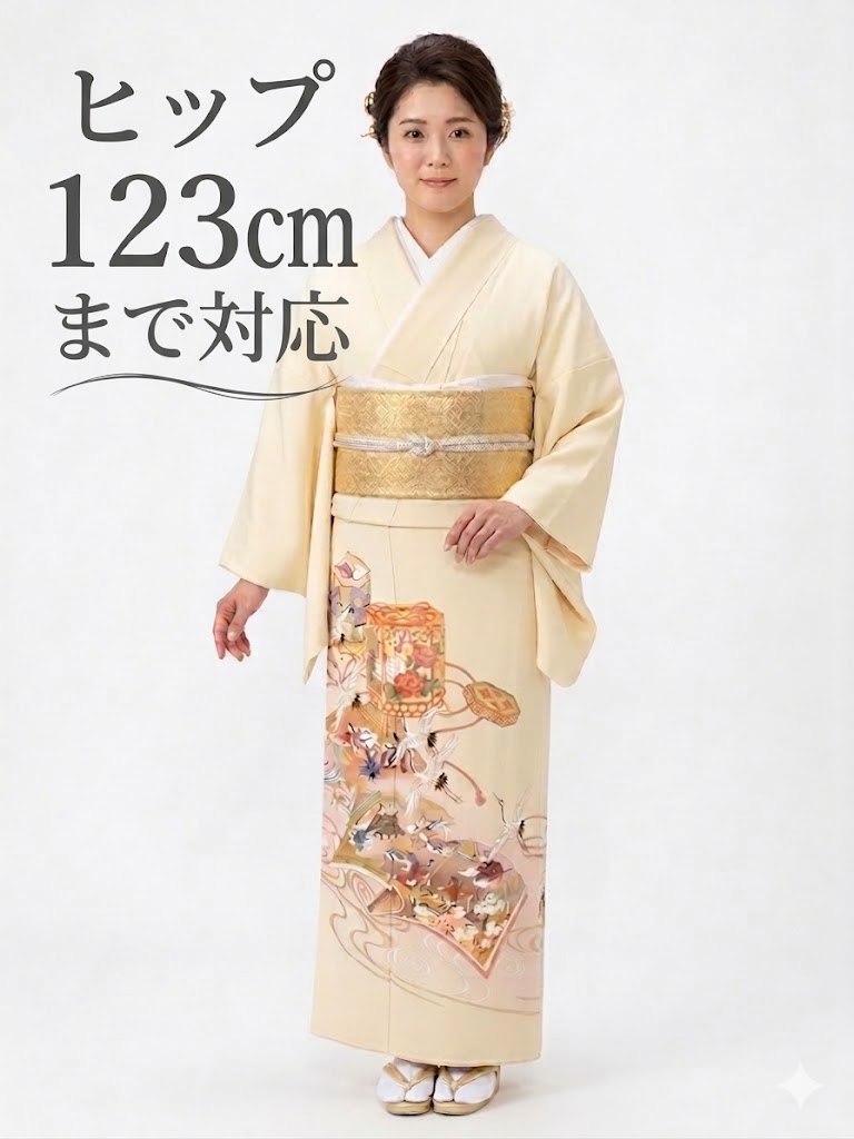 Rakuten - 【色留袖】レンタル 23号 H123cm迄 留袖 フルセットレンタル 往復送料無料 2L 3L 4L 15号 17号 19号 21号 23号 大きいサイズ ワイドサイズ ゆったりサイズ 色留袖レンタル 貸衣装 正絹 結婚式 表彰式 母親 服装 とめそで トメソデ 色留め袖 【it451】春冬キャンペーン