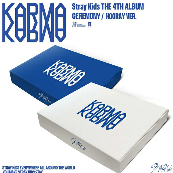 askitems㤨Stray Kids - KARMA / 4th Full Album (CEREMONY VER., HOORAY VER. 2פβǤʤ2,460ߤˤʤޤ