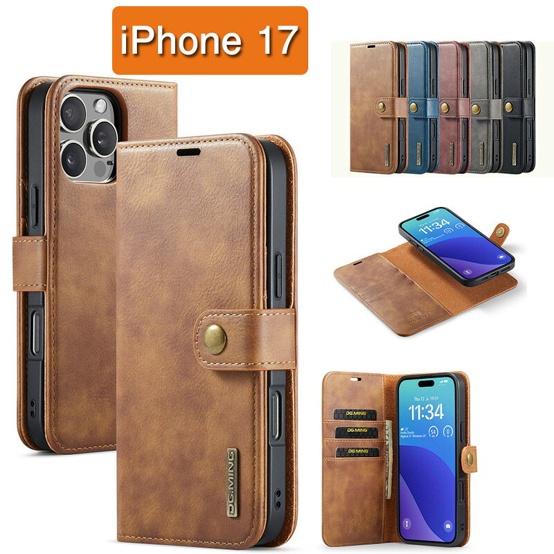 乐天商城 - iPhone17Pro ケース 手帳型 iPhone17 ケース iPhone16 promax ケース iPhone17AIR iPhone17Pro iPhone17 Promax スロット付き ウォレット式 マグネットスタンド機能 おすすめ 人気 高級感 耐磨耗 ケース アイフォン 日常 耐衝撃 防塵 ウォレット式