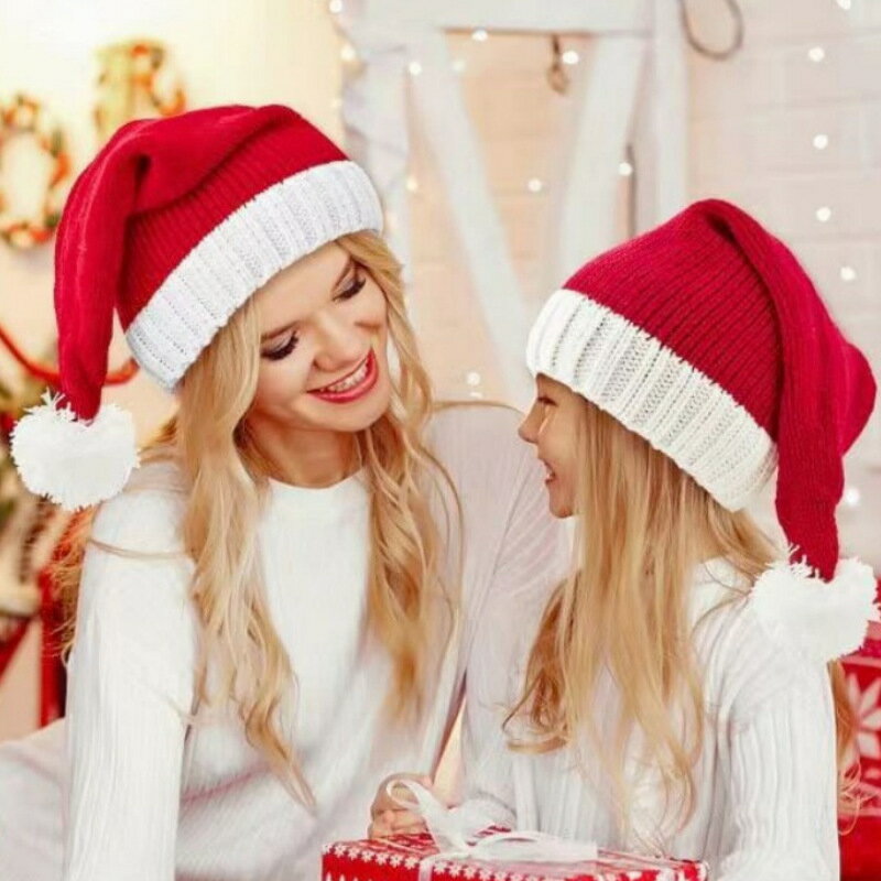 クリスマス 帽子 サンタさん 親子でお揃い クリスマス ツリー ニット帽 クリスマスツリー 帽子 被り物 かぶりもの ポンポン付き 大人 キッズ ベビー 子供 クリスマスパーティー イベント 雑貨 北欧 グッズ コスプレ パーティー 雰囲気満々 部屋 商店 プレゼント 送料無料