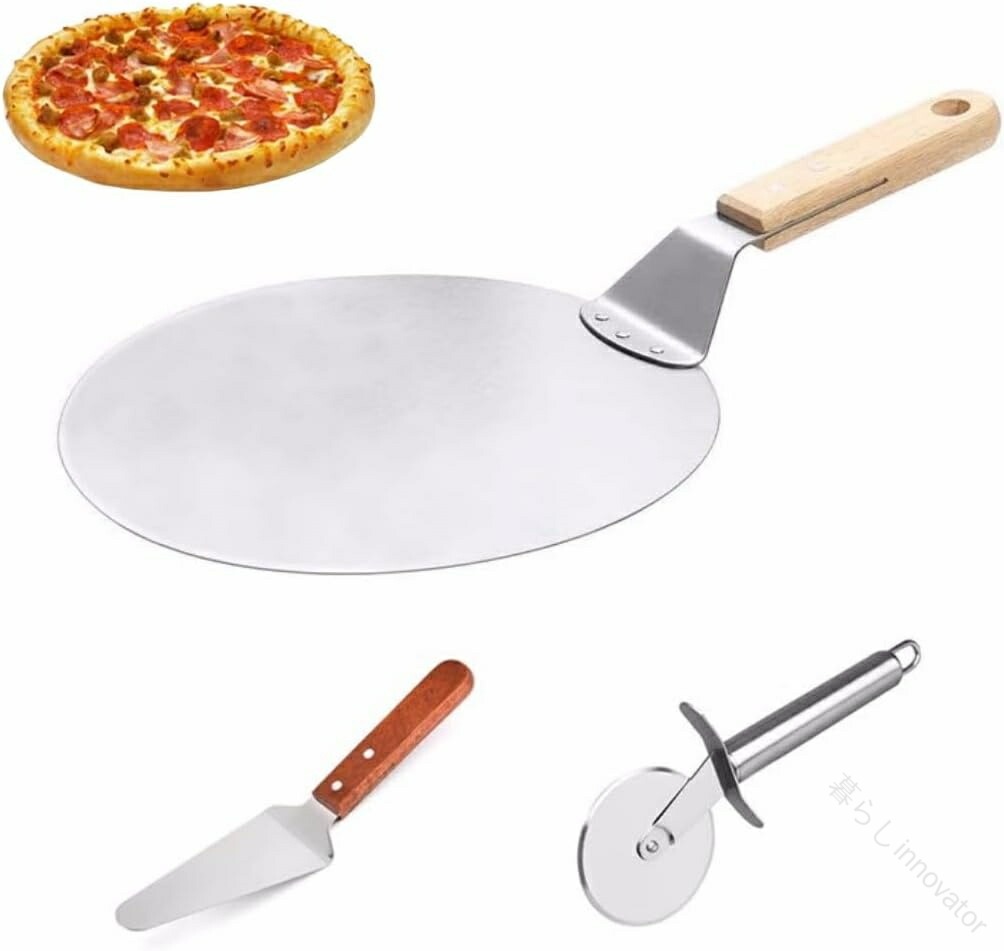 ピザカッターピザピールステンレス3...